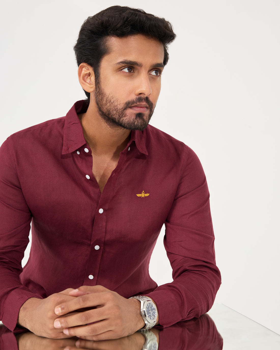 BURGUNDY SHIRT