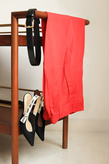 CHERRY TROUSERS